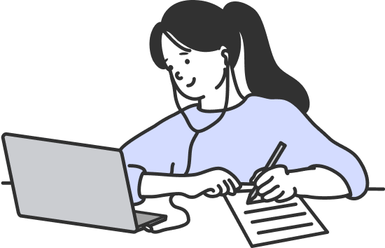 対面とオンライン 自分に合った方法で頑張れる